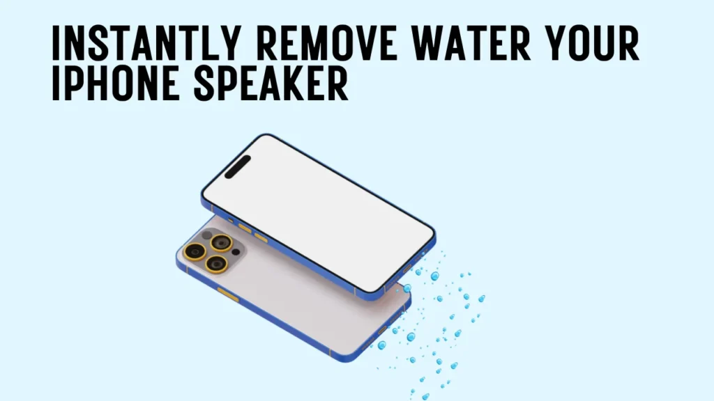 tips to eject water from iphone