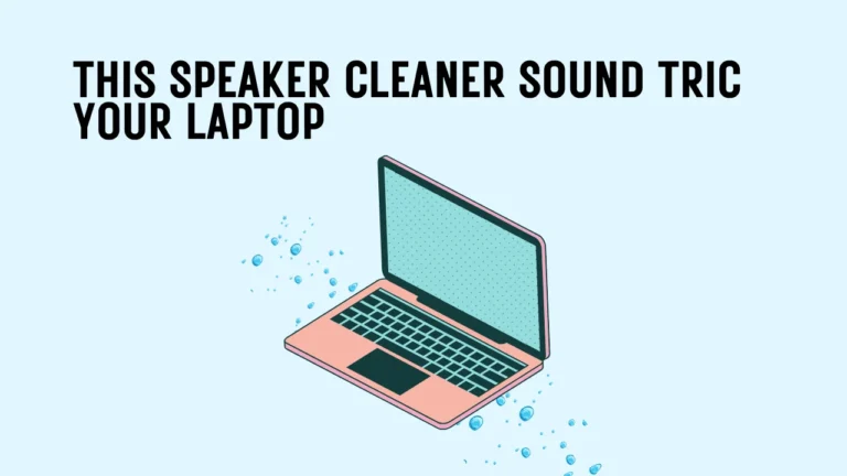 This Speaker Cleaner Sound Laptop